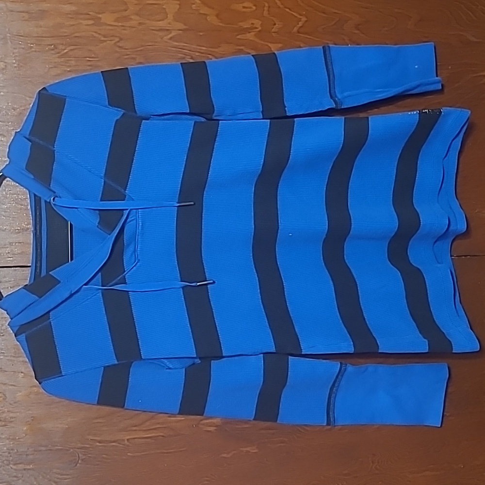 Calvin Klein Women's Black and Blue Hoodie